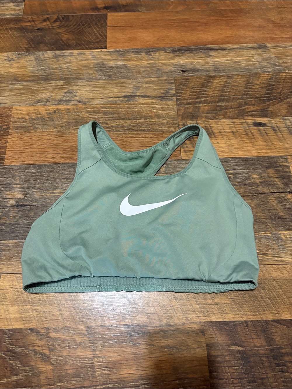 Nike Sage Green Racerback Sports Bra